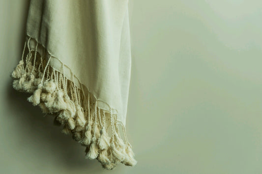 SIGNATURE Long Tassels - Vanilla Cream - Noor xo ™