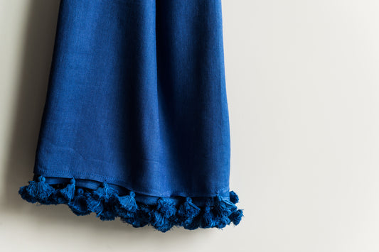 SIGNATURE Short Tassels - Oxford Blue - Noor xo ™