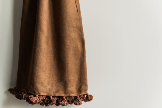 SIGNATURE Short Tassels - Dark Brown - Noor xo ™